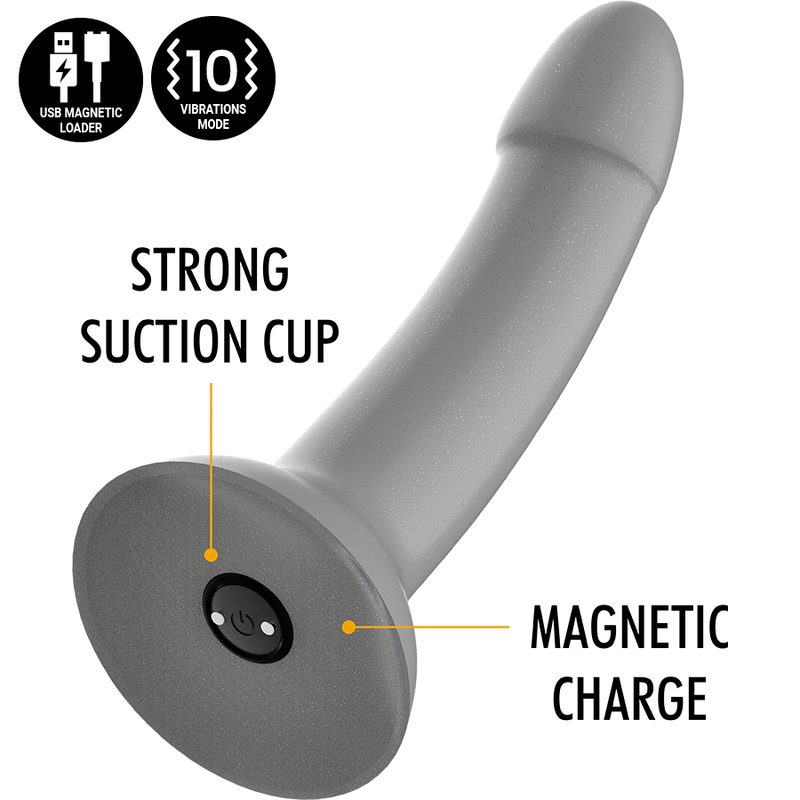 MYTHOLOGY – Rune Majestic – Gode S – Unisexe – Argent – Avec ou Sans Vibration