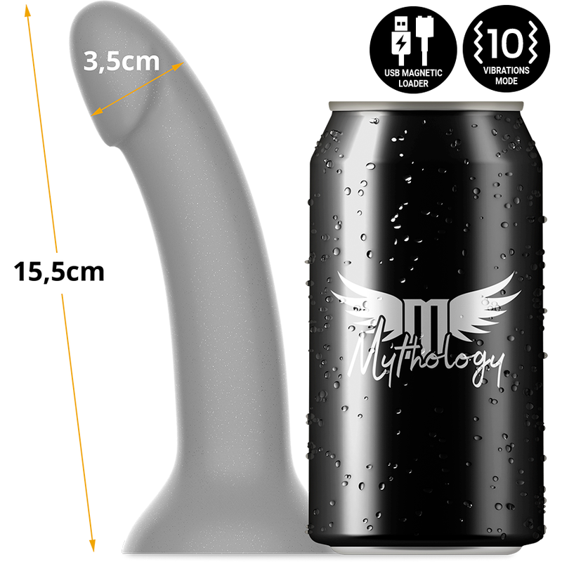 MYTHOLOGY – Rune Majestic – Gode S – Unisexe – Argent – Avec ou Sans Vibration