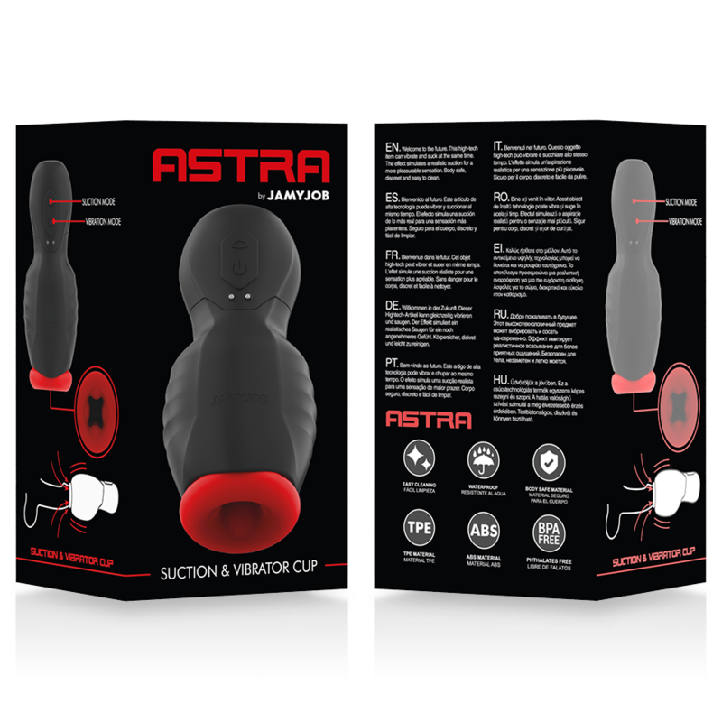JAMYJOB – Astra – Masturbateur Oral Vibrations et Succion