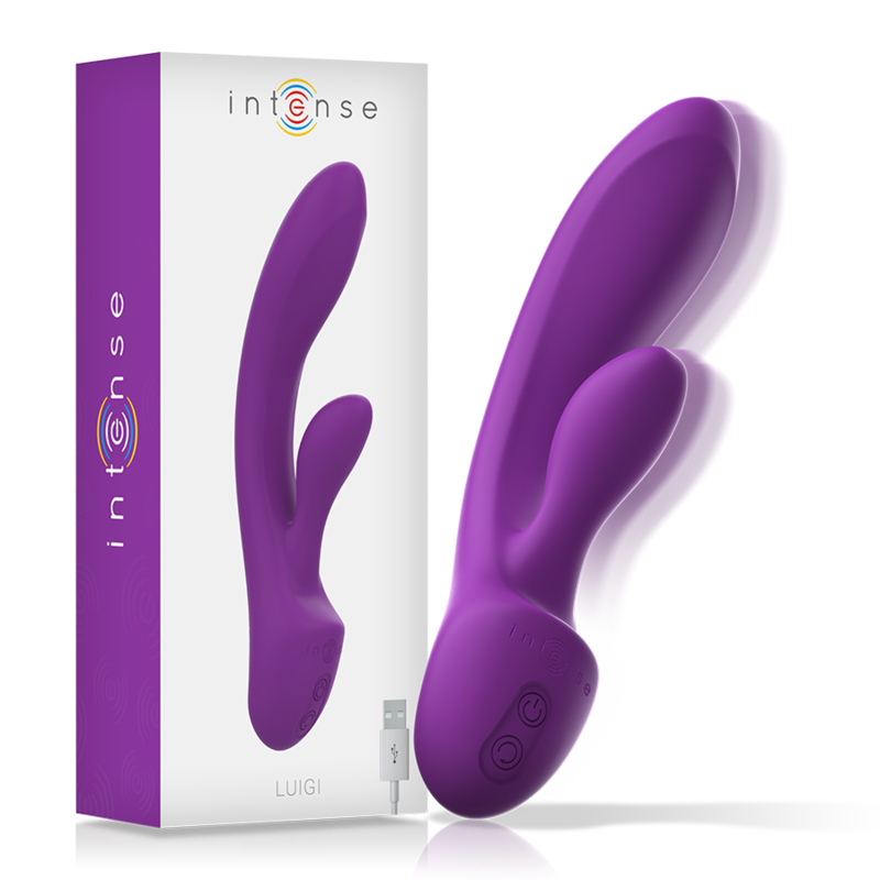 INTENSE – Luigi Rabbit – Vibromasseur Double Stimulation – Violet