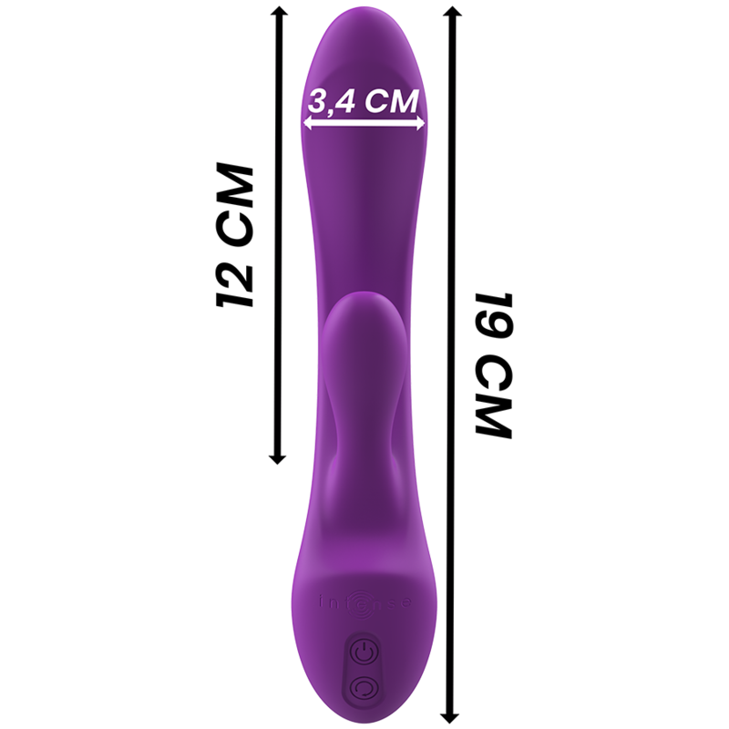 INTENSE – Luigi Rabbit – Vibromasseur Double Stimulation – Violet