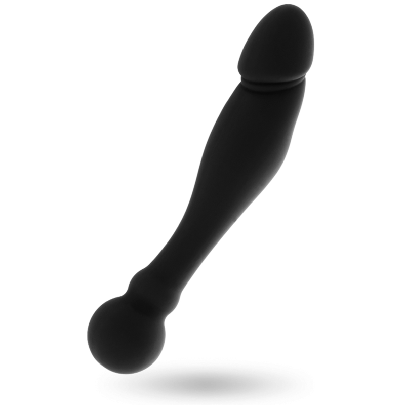 BLACK&SILVER – Gode Stimulant Karl – Point G ou P – 18 cm