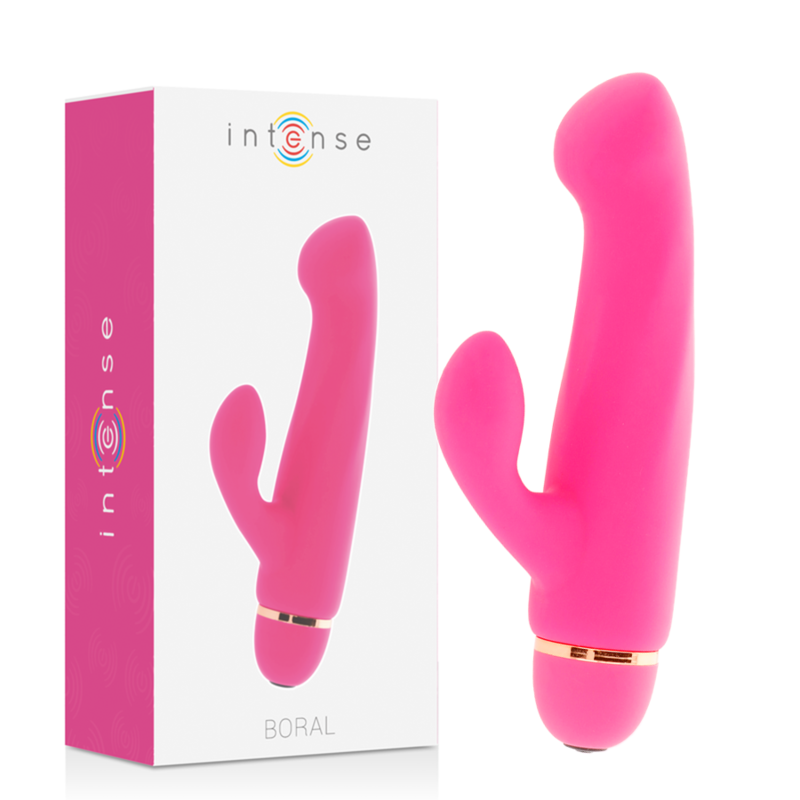 INTENSE – Vibromasseur Boral 20 Vitesses – Silicone Rose