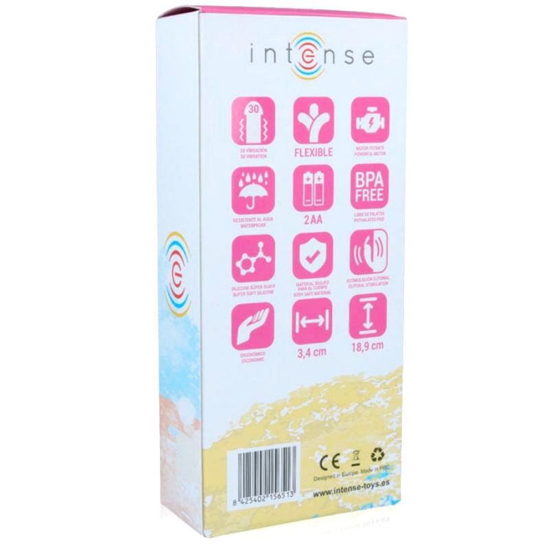 INTENSE – Vibromasseur Lapin de Luxe Hilari – Silicone Rose