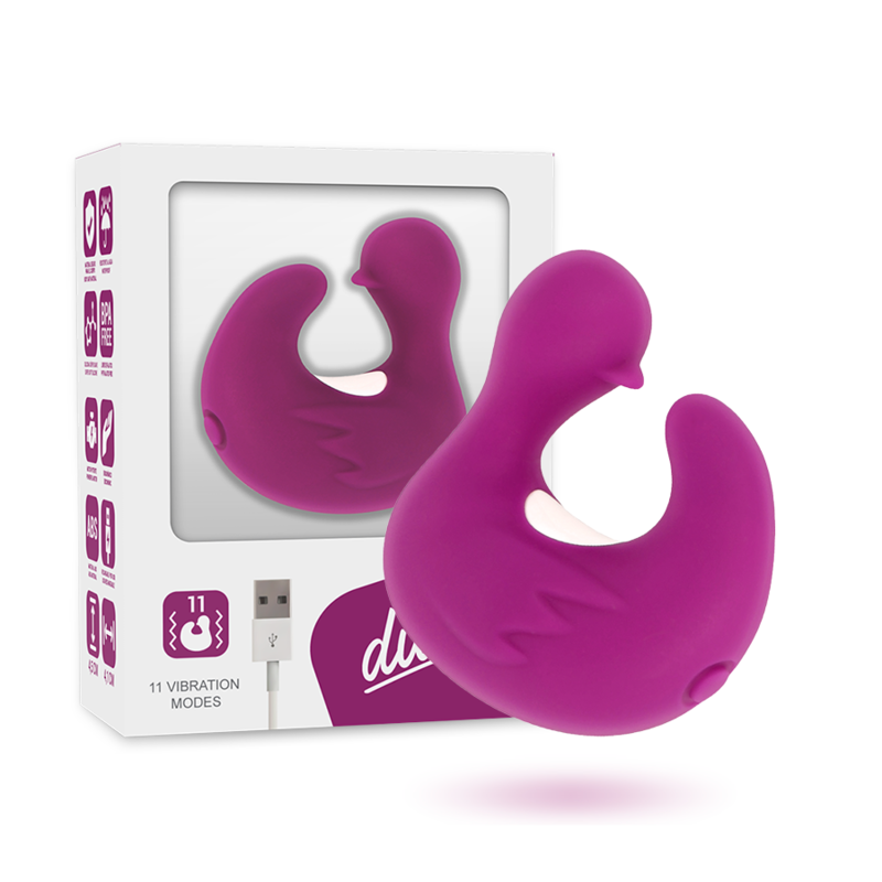 Stimulateur Vibrant Ducky Rose – Ultra Discret, Puissant & Rechargeable