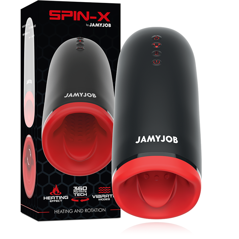 JAMYJOB – SPIN-X – Masturbateur Chauffant et Rotation