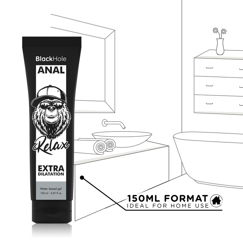 BLACK HOLE – Gel Dilatation Anale à l’Eau – 70 ml / 150 ml