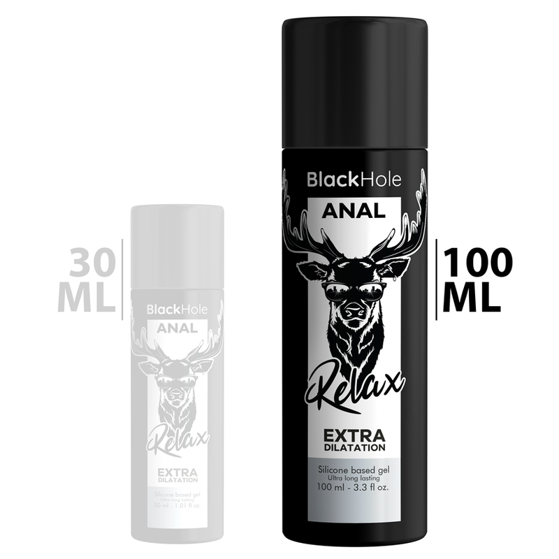 BLACK HOLE – Gel Silicone Dilatation Anale – 30 ml / 100 ml