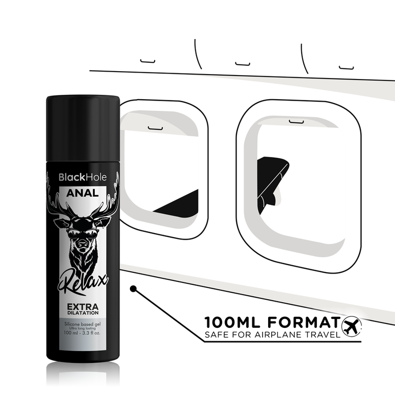 BLACK HOLE – Gel Silicone Dilatation Anale – 30 ml / 100 ml