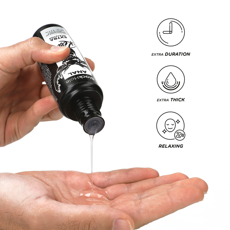 BLACK HOLE – Gel Silicone Dilatation Anale – 30 ml / 100 ml