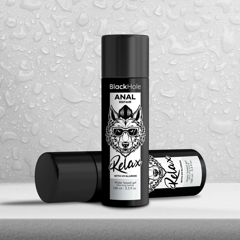 BLACK HOLE – Gel Anal Réparateur à l’Eau avec Acide Hyaluronique – 30 ml / 100 ml