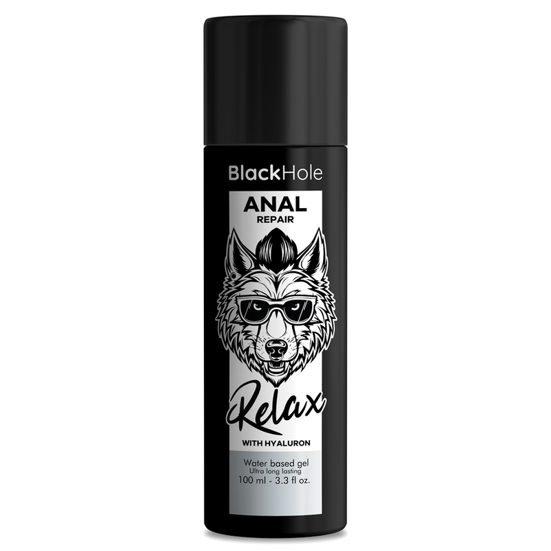 BLACK HOLE – Gel Anal Réparateur à l’Eau avec Acide Hyaluronique – 30 ml / 100 ml