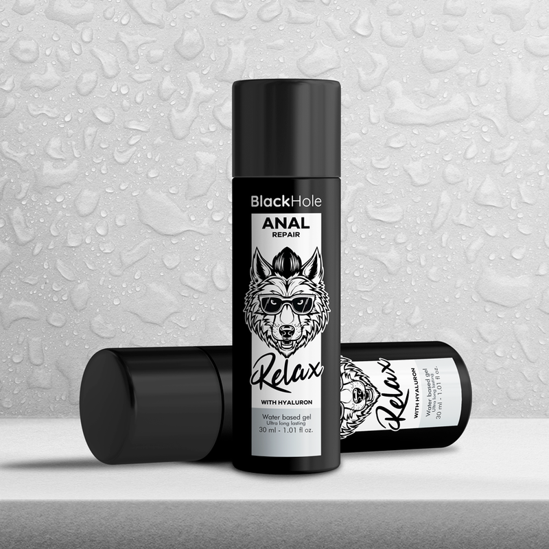 BLACK HOLE – Gel Anal Réparateur à l’Eau avec Acide Hyaluronique – 30 ml / 100 ml