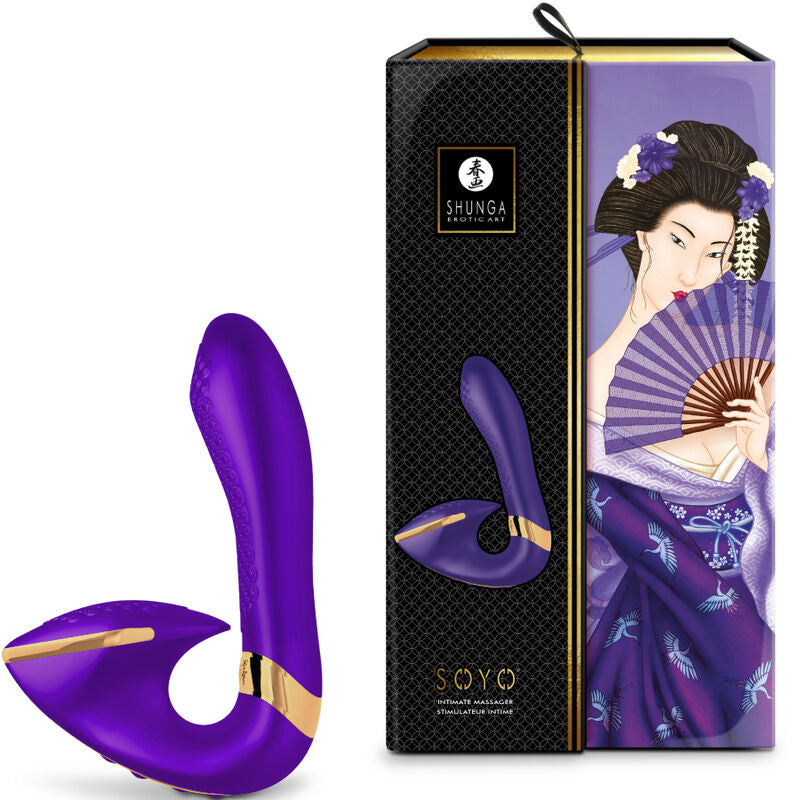 SHUNGA – Masseur Intime SOYO – Violet, Rose, Noir ou Fuchsia