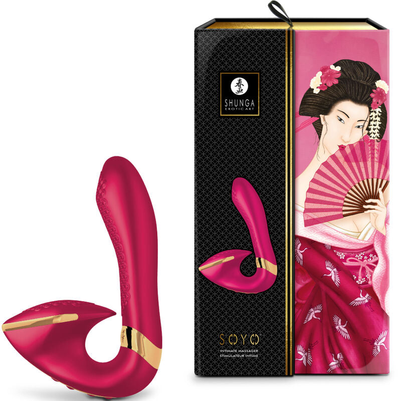 SHUNGA – Masseur Intime SOYO – Violet, Rose, Noir ou Fuchsia