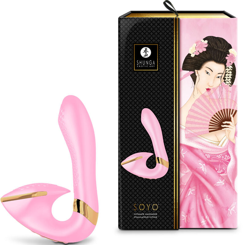 SHUNGA – Masseur Intime SOYO – Violet, Rose, Noir ou Fuchsia