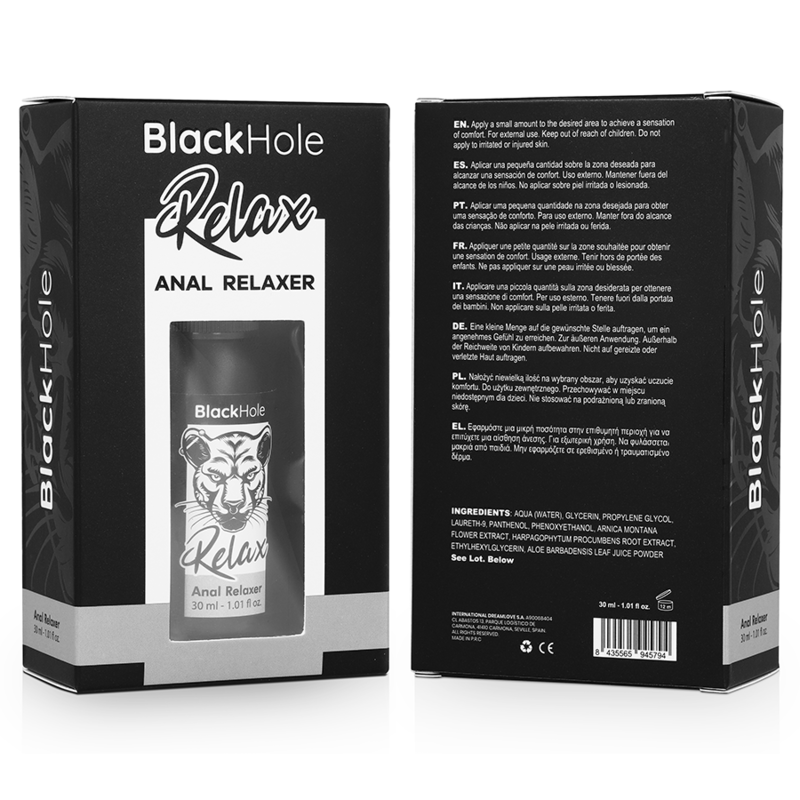 BLACK HOLE – Spray Relaxant Anal Explorer – 30 ml