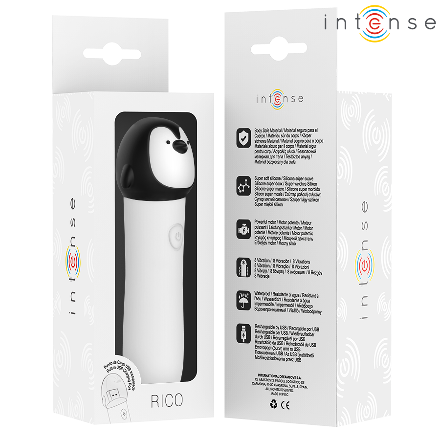 INTENSE – Bullet Pingouin Vibrant & Rechargeable USB