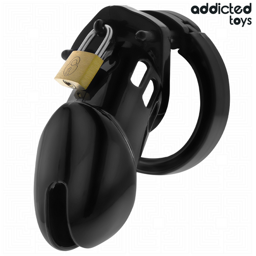 ADDICTED TOYS LOCKED – Cage de chasteté Obsidian Hold – Taille M