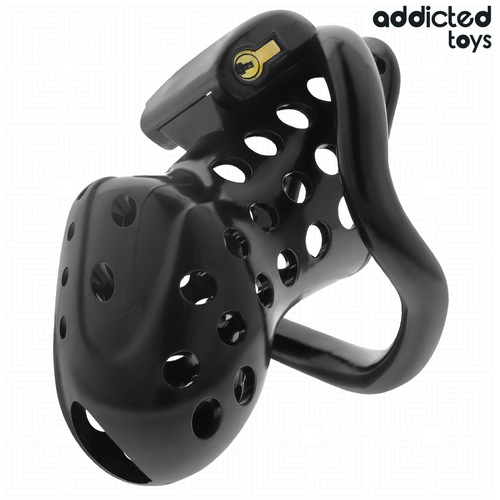 ADDICTED TOYS LOCKED – Cage de chasteté creuse enchaînée 10,5 cm