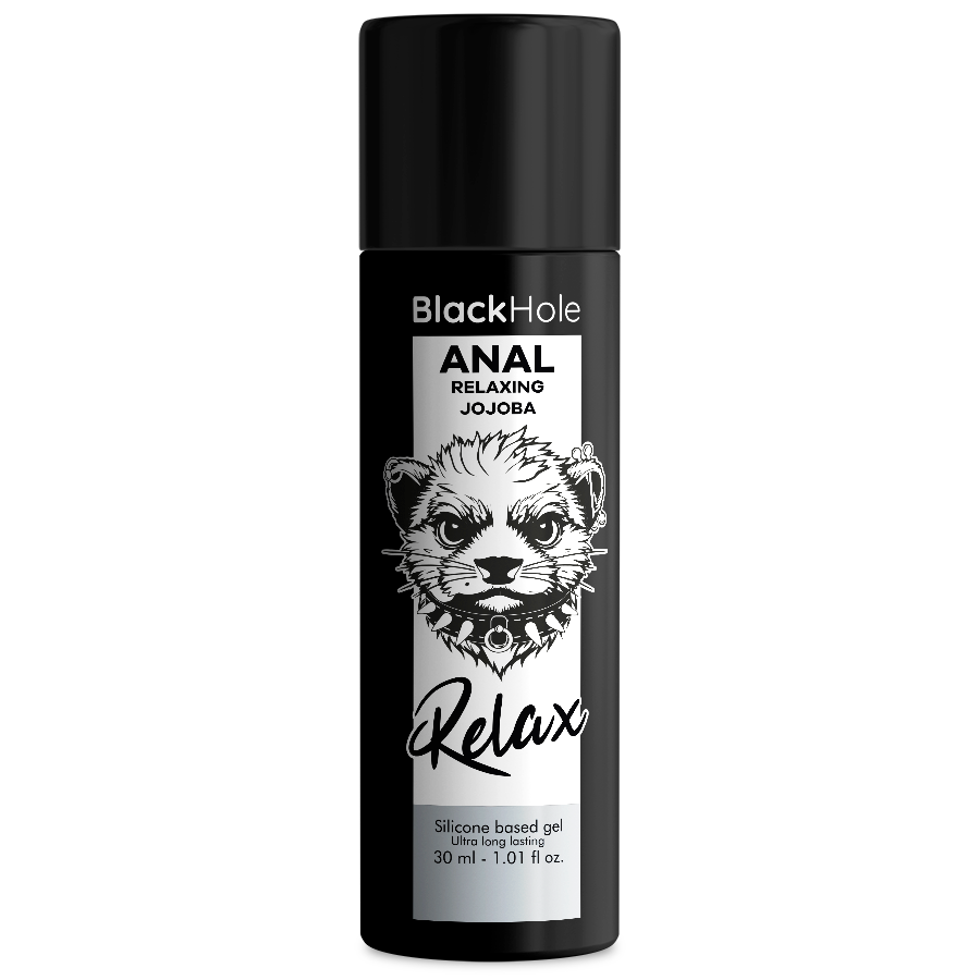 BLACK HOLE – Gel Anal Relaxant au Jojoba (Base Silicone) – 30 ml / 100 ml