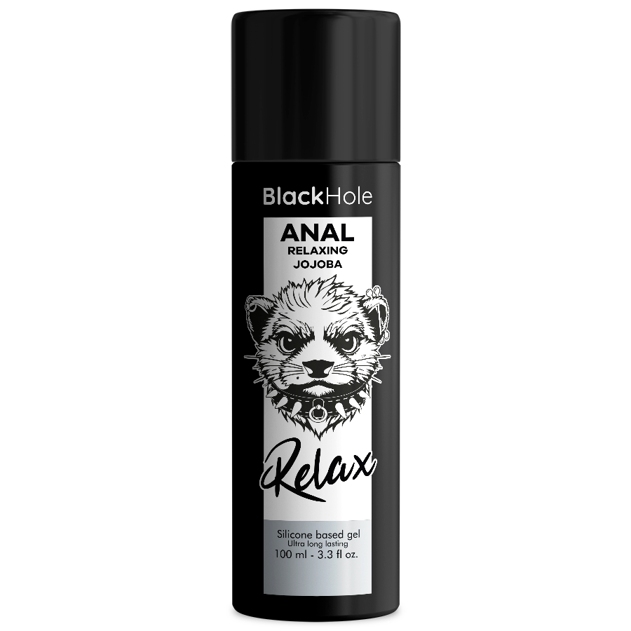 BLACK HOLE – Gel Anal Relaxant au Jojoba (Base Silicone) – 30 ml / 100 ml