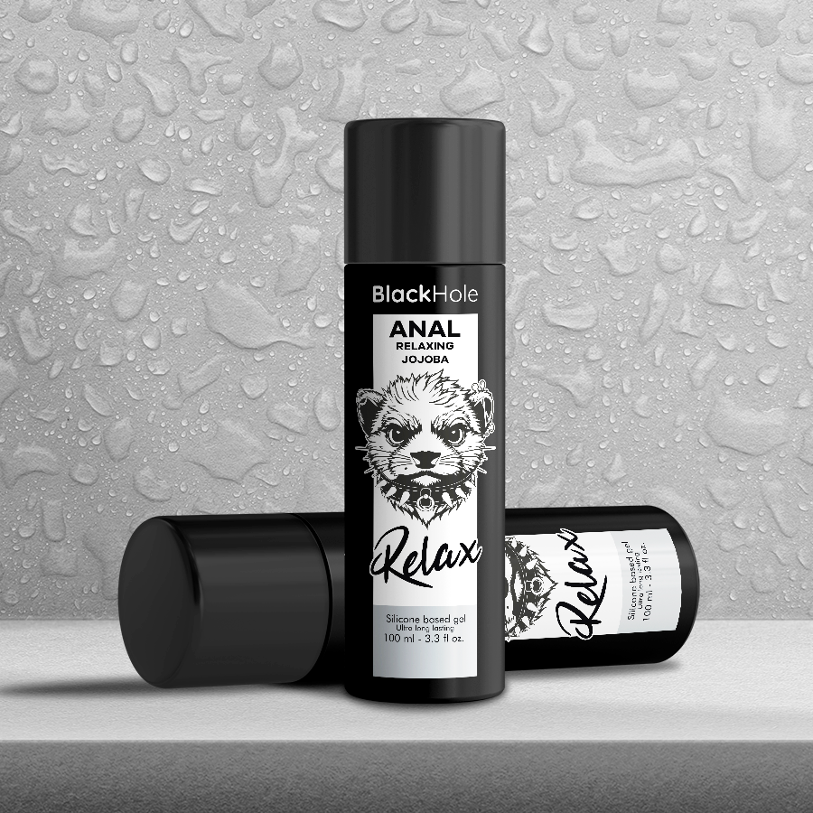 BLACK HOLE – Gel Anal Relaxant au Jojoba (Base Silicone) – 30 ml / 100 ml