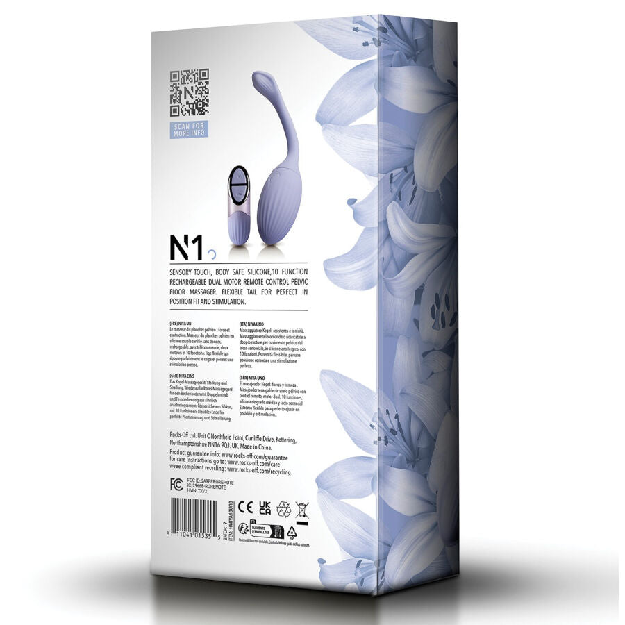 NIYA – N1 Masseur Pelvien Kegel avec Télécommande