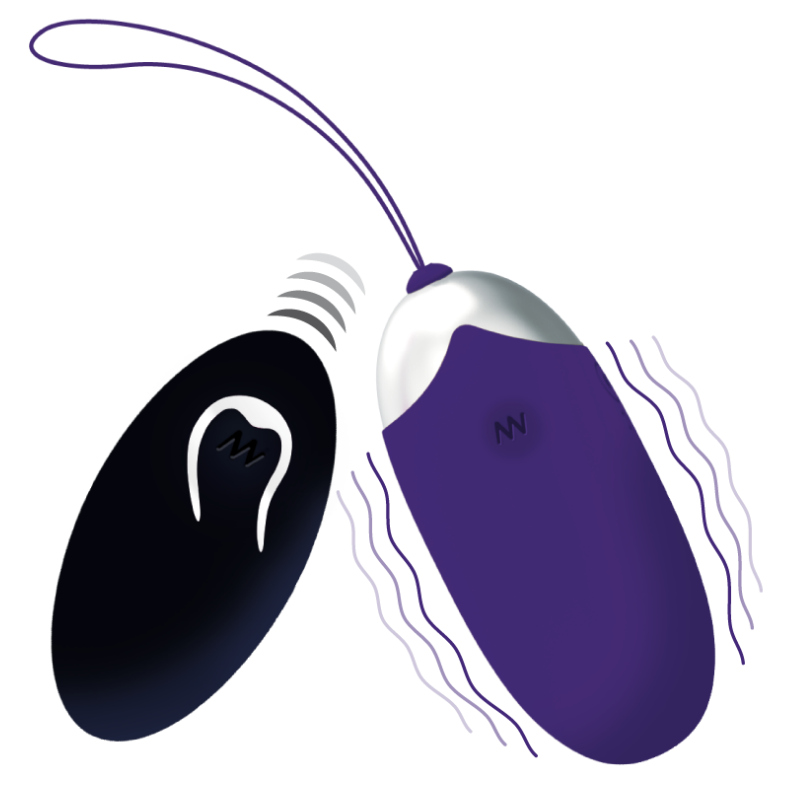 INTENSE – Flippy II – Œuf vibrant avec télécommande – Violet, Rose ou Noir