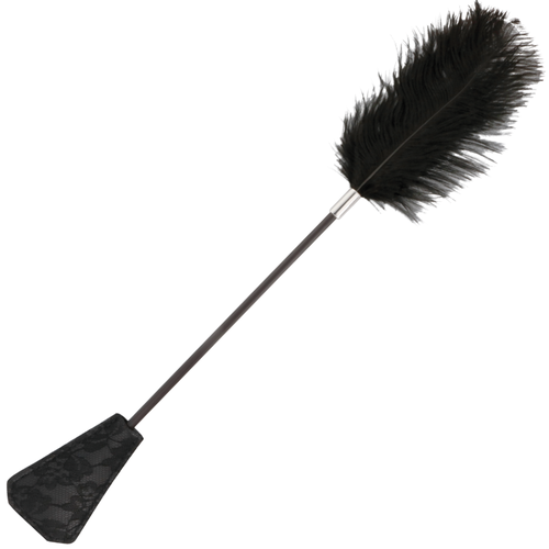 DARKNESS – Cravache Plume d’Amour Noir 56 cm