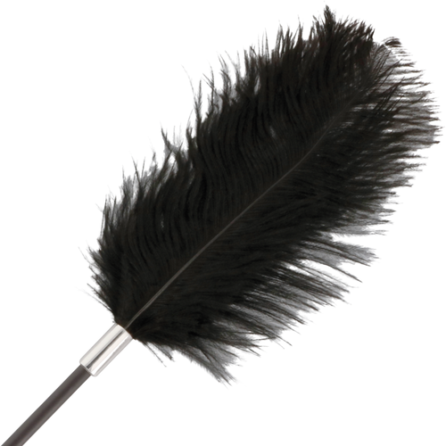 DARKNESS – Cravache Plume d’Amour Noir 56 cm