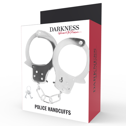 Darkness – Menottes en métal avec clés