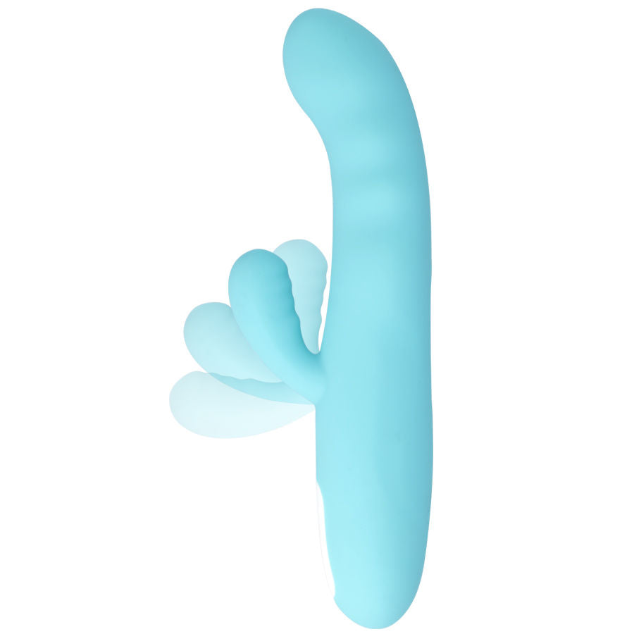 MIA – Eiffel – Vibromasseur Rotatif Point G & Clitoris – Turquoise Bleu