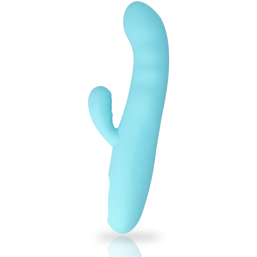MIA – Eiffel – Vibromasseur Rotatif Point G & Clitoris – Turquoise Bleu