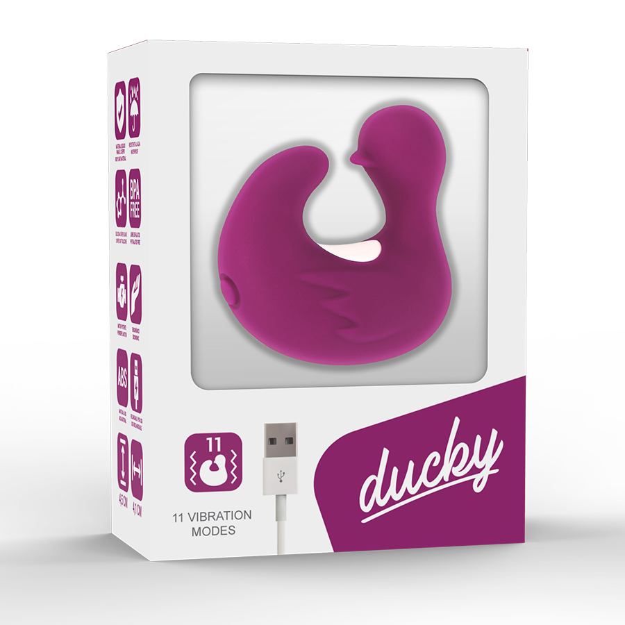 Stimulateur Vibrant Ducky Rose – Ultra Discret, Puissant & Rechargeable