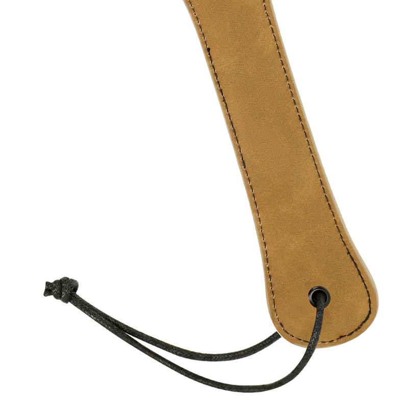 FETISH SUBMISSIVE – Pagaie en cuir végan Jaune ou Rouge