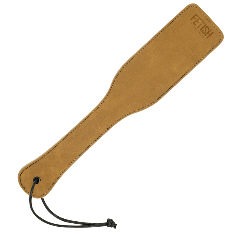 FETISH SUBMISSIVE – Pagaie en cuir végan Jaune ou Rouge