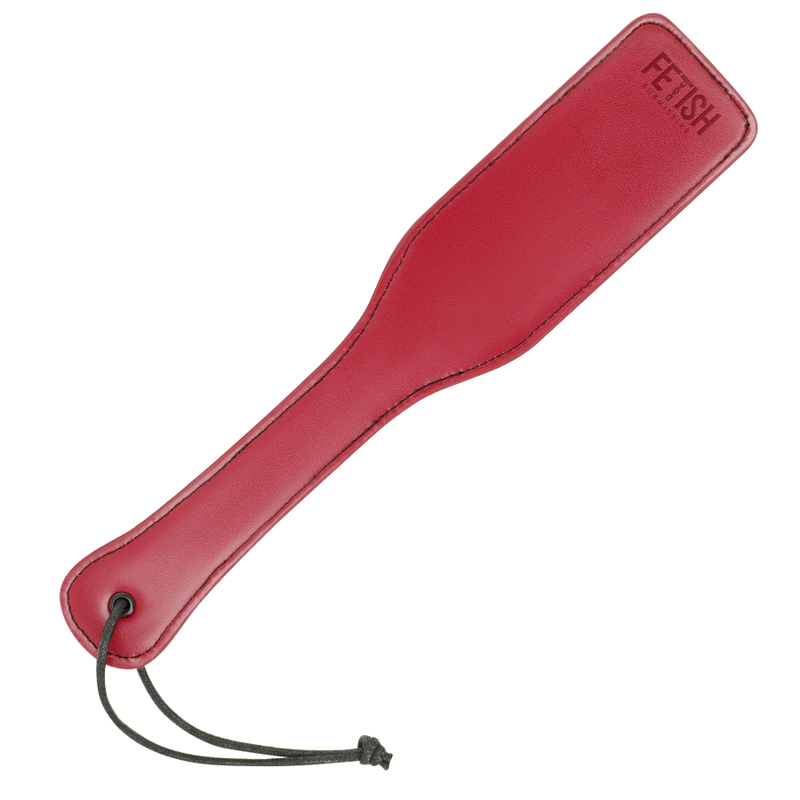 FETISH SUBMISSIVE – Pagaie en cuir végan Jaune ou Rouge