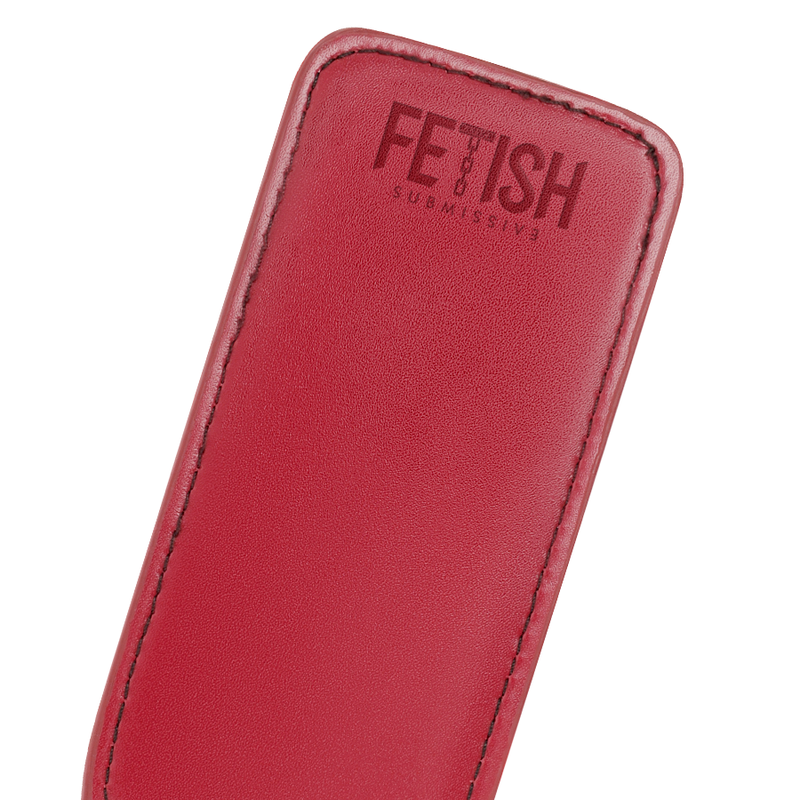 FETISH SUBMISSIVE – Pagaie en cuir végan Jaune ou Rouge